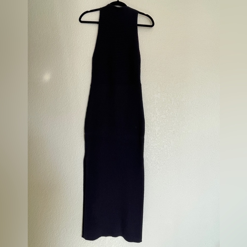 Navy Blue Sweater Dress